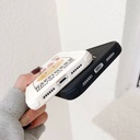 جراب ايفون 13 بتصميم سمايل مميز سيليكون لحماية الهاتف مع اطار معدني للكاميرا قابل للفك والتركيب
