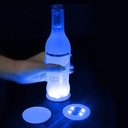 Cups Glowing Lighting Coaster with Double Face Sticker Water Resistance