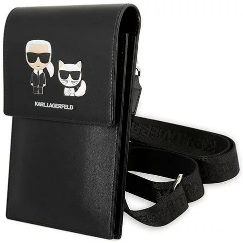 Men Shoulder&amp;Handbag black trendy Design Bag Karl Logo
