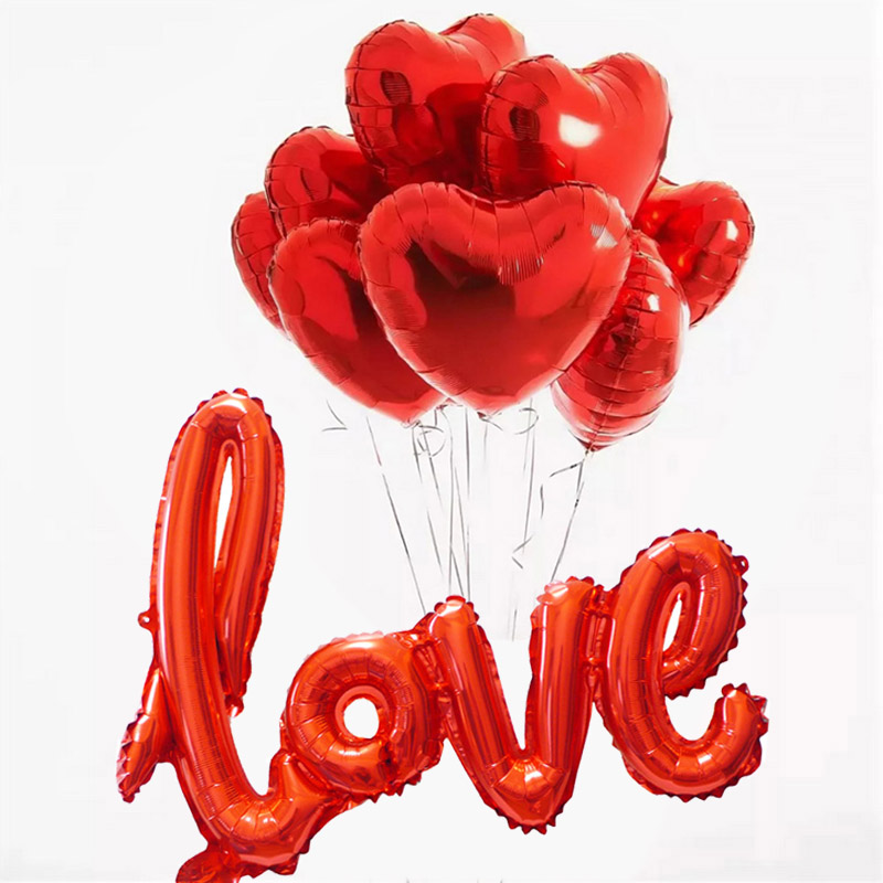 CM 66*109بالوان مختلفة Love بالون هيليوم