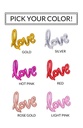 CM 66*109بالوان مختلفة Love بالون هيليوم