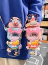 School Kids Flask Straw 3D Designs 450 ml