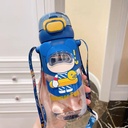 School Kids Flask Straw 3D Designs 450 ml