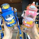 School Kids Flask Straw 3D Designs 450 ml