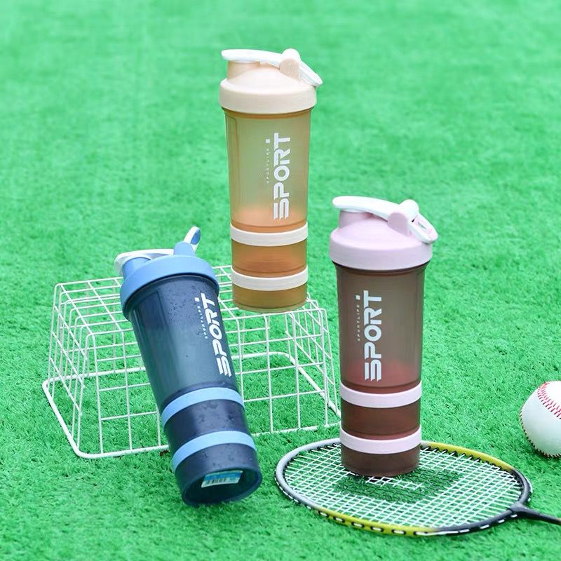 SportLife Protein Shaker - With Storage Containers 500ml