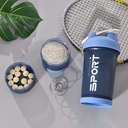 SportLife Protein Shaker - With Storage Containers 500ml