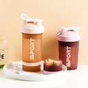 SportLife Protein Shaker - With Storage Containers 500ml
