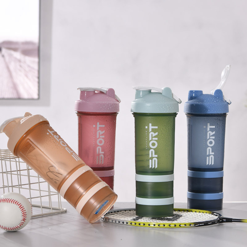 SportLife Protein Shaker - With Storage Containers 500ml