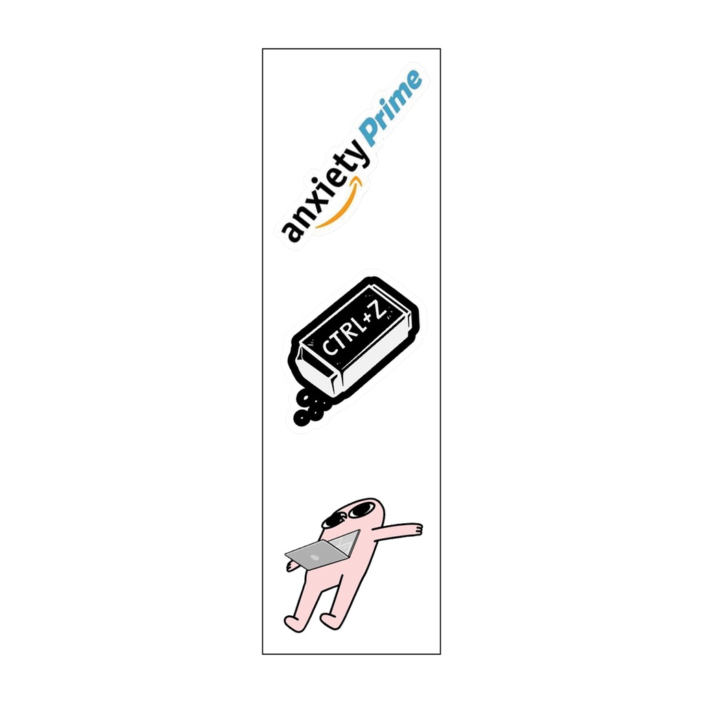 حِلْ عَني Vinyl Sticker Pack Reusable &amp; Waterproof