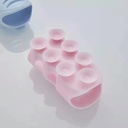 حامل وماسك لسماعة الدش سليكون شفط بيتثبت علي الحائط