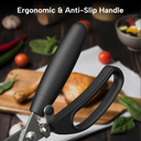 مقص كبير بسوسته و مفتاح امان لتقطيع الفراخ و الخضروات