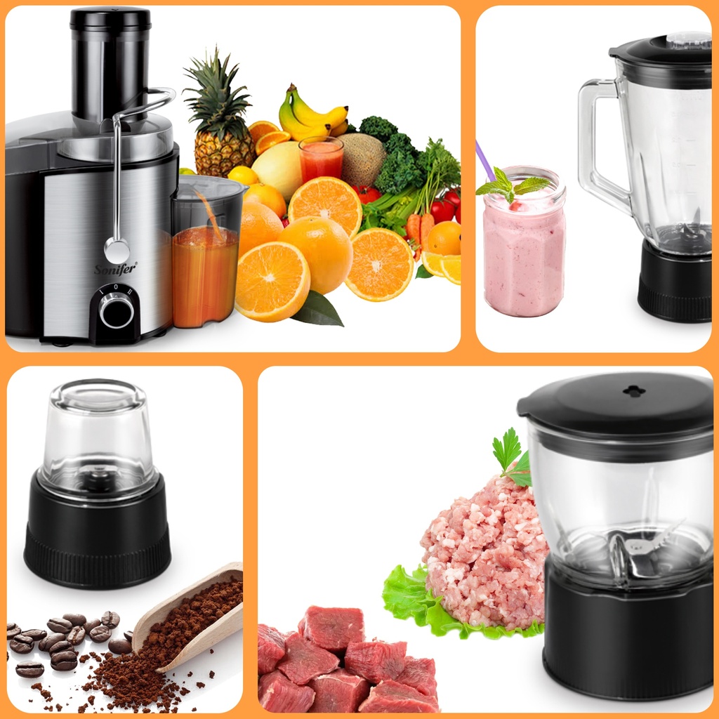 SF-5525  خلاط 4*1 متعدد الاستخدامات سونيفر 800 واط