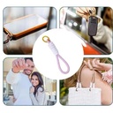 ميدالية مضفرة بمشبك لتعليق مفاتيح السيارات والمنزل والشنط