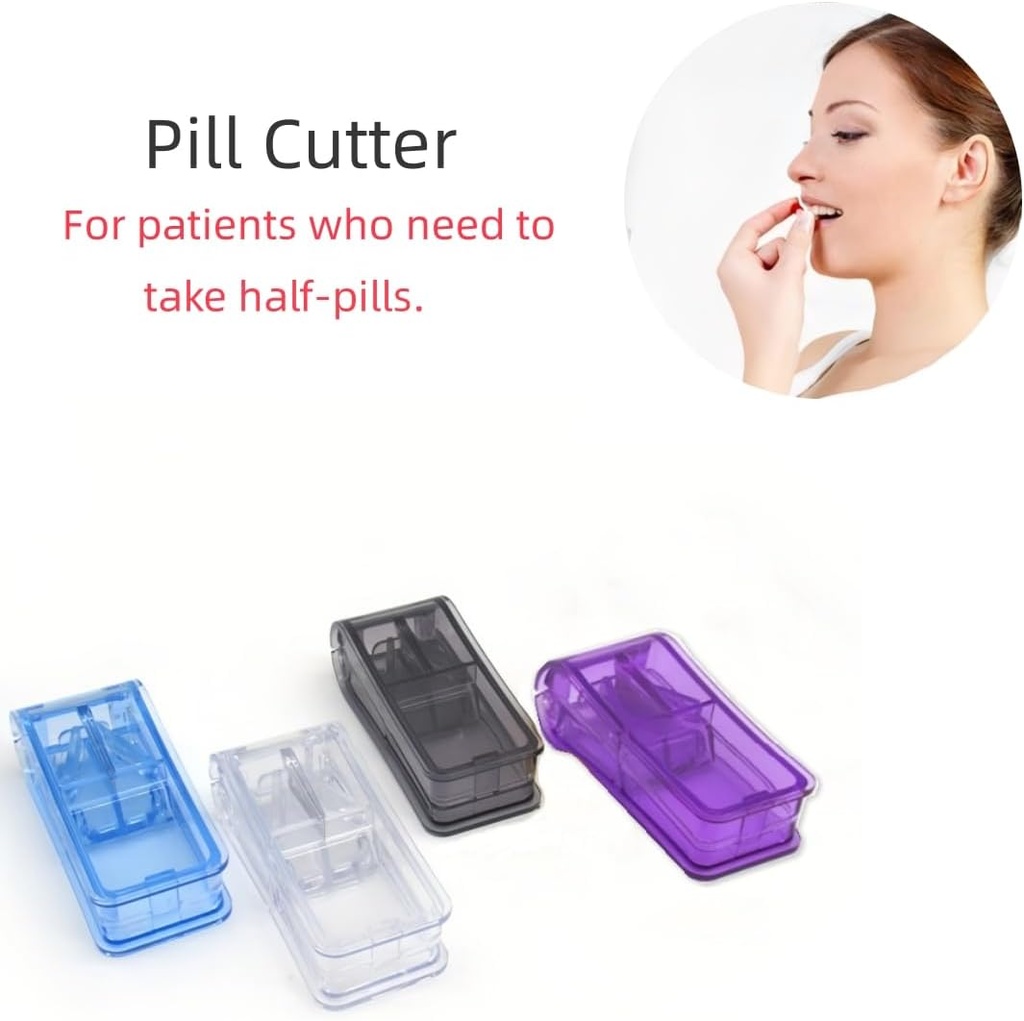 منظم للأدوية والفيتامينات بغطاء محكم الغلق