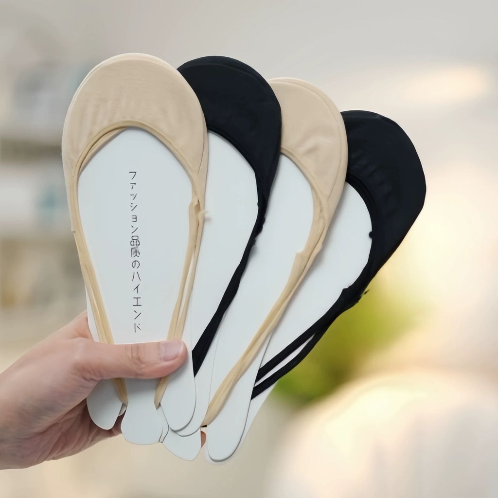 شراب كعب غير القابل للانزلاق مبطن عند مشط الرجل