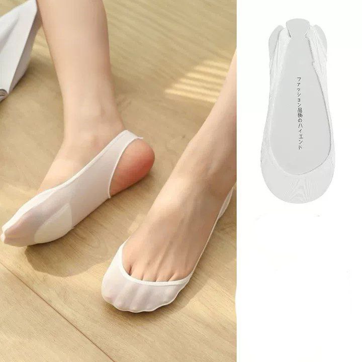 شراب كعب غير القابل للانزلاق مبطن عند مشط الرجل