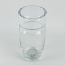 فازة ورد شيك زجاج شفاف لتجديد ديكور البيت