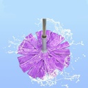 مساحة تنظيف دوارة بعصا استانليس للتنظيف والتلميع