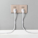 عرض 2 طقم بديل كلبسات منظم للأسلاك والكابلات بلزق دبل فيس للتثبيت علي الحائط والمكتب شفاف 16 قطعة