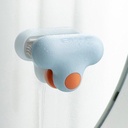 عرض 2 مساحة مرأة الحمام تلصق على الزجاج سهلة الأستخدام والتنظيف