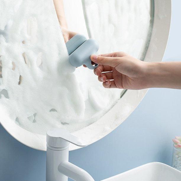 عرض 2 مساحة مرأة الحمام تلصق على الزجاج سهلة الأستخدام والتنظيف