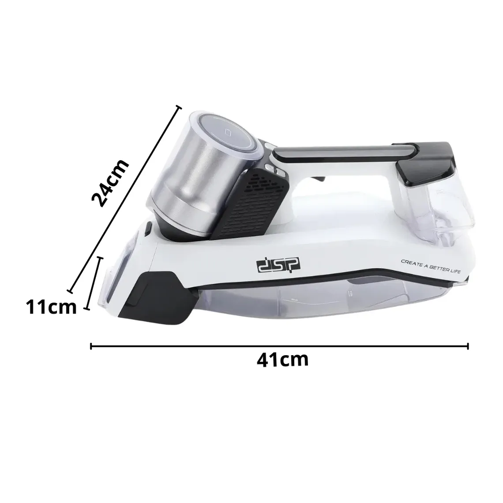 مكنسة غسيل بقع السجاد والمفروشات بشاشة ليد مع خزانين منفصلين ( 300 مل  + 500 مل)  بقوة 63 _ 57 وات