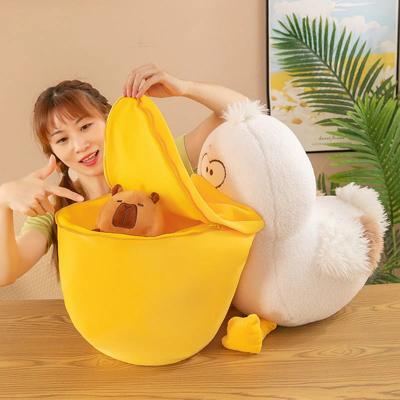 دبدوب بتصميم بجعة ذات الفم الكبير _ مقاس  50 سم