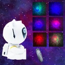 جلاكسي بروجيكتور شكل رجل فضاء ب7 الوان مختلفة للفضاء + ليزر مع ريموت للتحكم