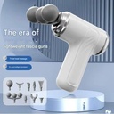 مسدس مساج وتدليك الجسم ب 9 رؤوس مختلفة و 6 مستويات