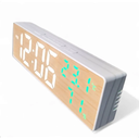 ساعة ديجيتال بمنبه وشاشة عرض للوقت ودرجة الحرارة