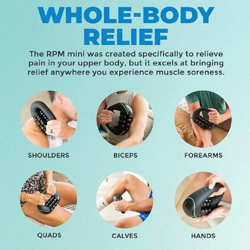 جهاز مساج دوار لتخفيف اجهاد العضلات وتدليك الرقبة والكتف والجسم