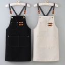 مريلة مطبخ وتربروف لحماية الملابس من المياه والزيوت بجيب للموبيل