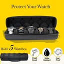 منظم ساعات محمول بـ 5 خانات قابلة للفصل للسفر والتخزين