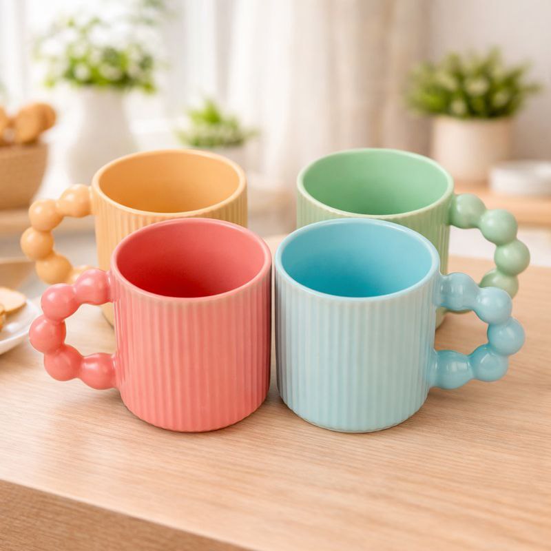 مج بورسلين بيد على شكل بابلز لشرب الهوت شوكليت 300 ملي