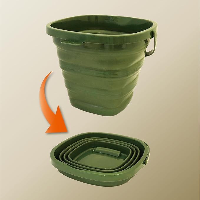 جردل سيليكون قابل للطي متعدد الاستخدام بسعة 4 لتر