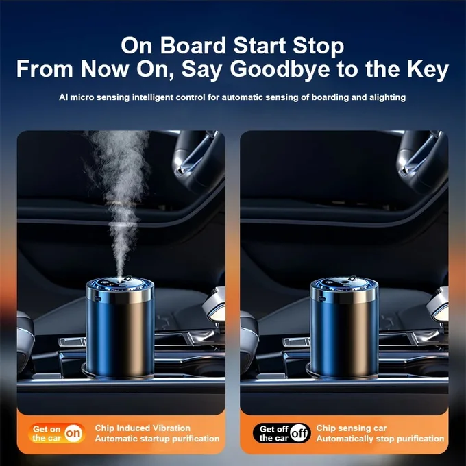 فواحة لتعطير السيارة مع زيت عطري بروائح مختلفة بسعة 50 ملي