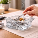 طفاية سجائر زجاج كريستالي مناسبة للمكتب