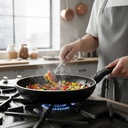 طاسة تيفلون للقلي والتحمير مقاومة للالتصاق - مقاس 26