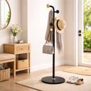 شماعة ملابس ب6 هوكات لتعليق الملابس والشنط مناسبة لغرف النوم