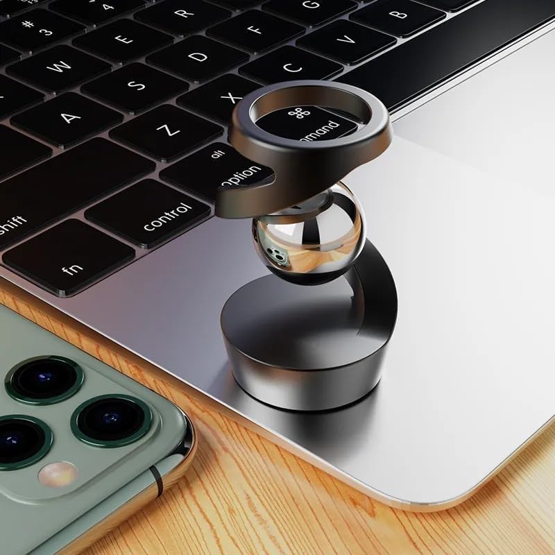 جيروسكوب مكتبي دوار بتصميم ثري دي مضاد للجاذبية لتخفيف التوتر ويساعد على التركيز