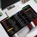 ماوس باد بتصميم اختصارات الكيبورد للكمبيوتر واللابتوب بقاعدة مانعة للانزلاق