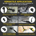 مكنسة بخار DENX للتنظيف العميق 2000 وات بضغط 5 بار وخزان 2 لتر