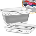 طبق غسيل بيد من السيليكون القابل للطي