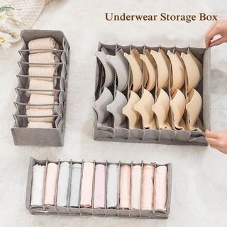 منظم أدراج لتنظيم الملابس الداخلية والجوارب وربطات العنق قماش قابل للطي 3 قطع