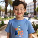 Dream Big Little One  تيشيرت اطفال قطن باللون اللبني
