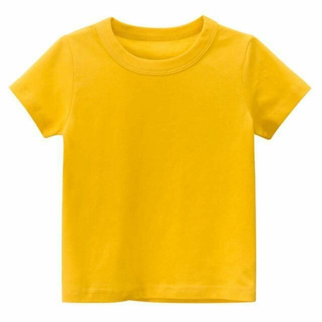 T-shirt Stock Resirve For Kids (أصفر )