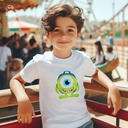 Mike Wazowski تيشيرت اطفال قطن باللون الابيض