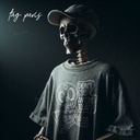 Didn't Stab Any One To Day ! Oversize T-shirt -Stone Washed -Gray تيشيرت اوفر سايز