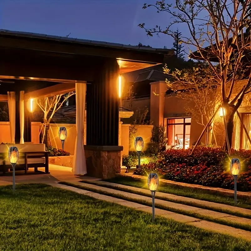 كشاف شعلة سينسور يعمل بالطاقة الشمسية لاضاءة الحدائق 3 واط