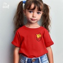 Pokemon تيشيرت اطفال قطن باللون الاحمر